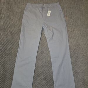 Ruxen Light Grey Straight Chinos